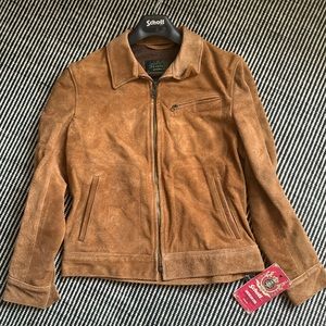 Schott NYC suede leather jacket